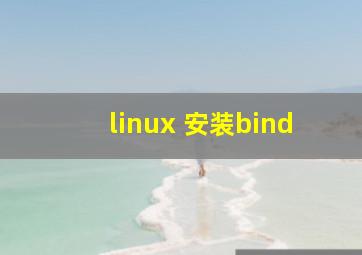 linux 安装bind